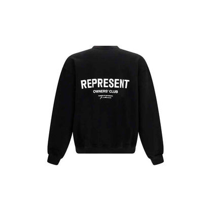 Black Cotton Sweatshirt