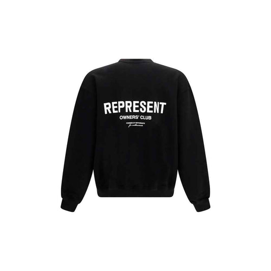 Black Cotton Sweatshirt