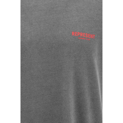 Gray Cotton T-Shirt