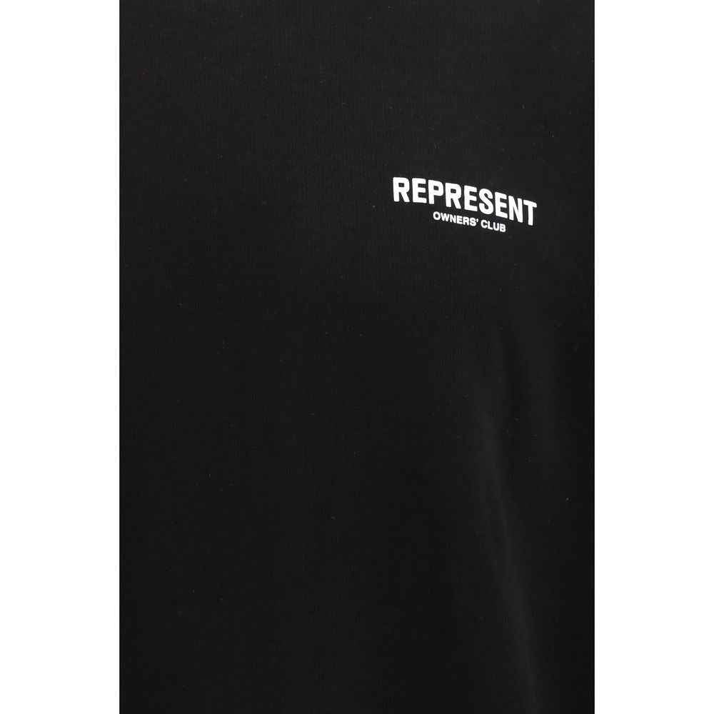 Black Cotton Sweatshirt