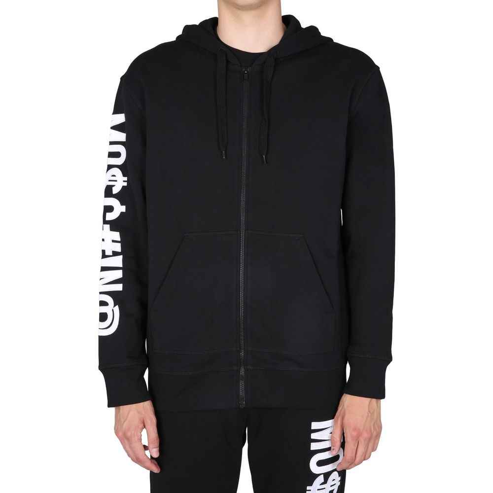 Black Cotton Sweatshirt