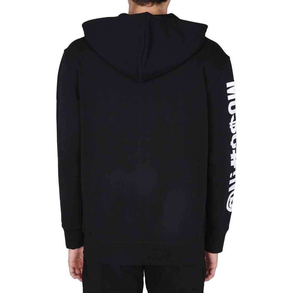Black Cotton Sweatshirt