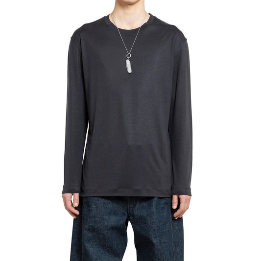 Black Silk T-Shirt