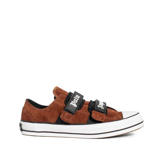 Brown Calfskin Low Top Sneakers