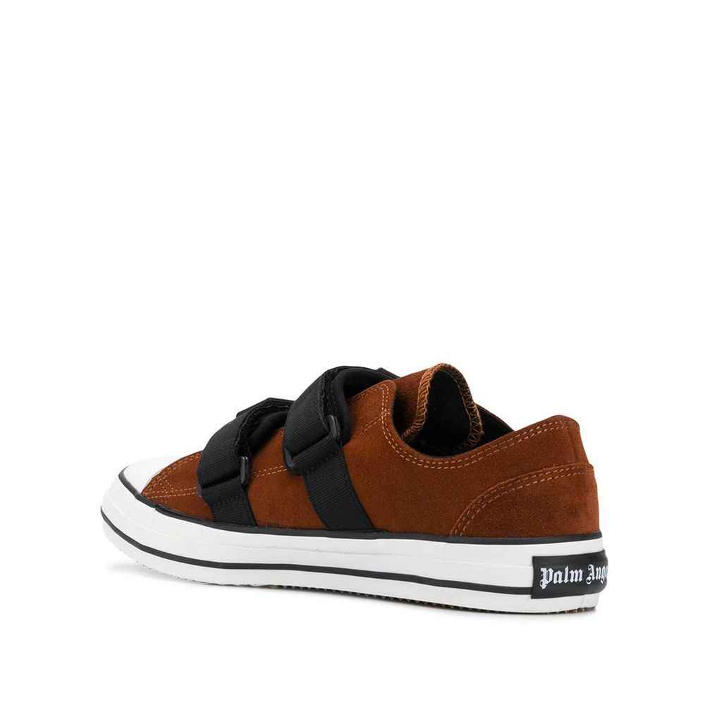 Brown Calfskin Low Top Sneakers