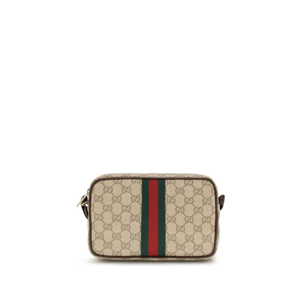 Beige Fabric Shoulder Bag
