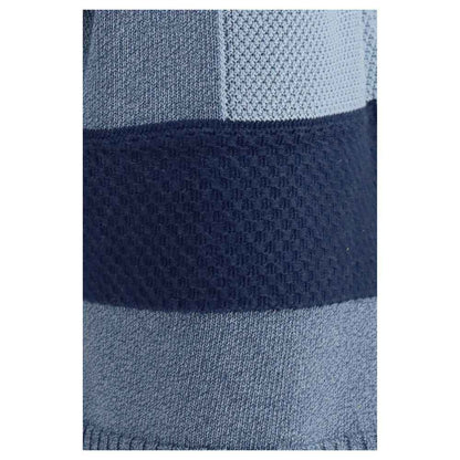 Blue Cotton Bermuda Shorts