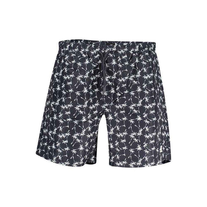 Blu Poliammide Men's Swim Shorts