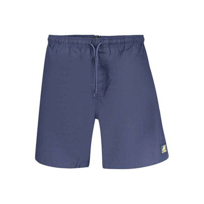 Blue Poliammide Mens Swimwear