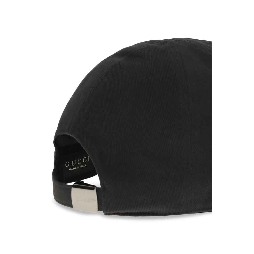 Black Cotton Cap (Baseball Hat)