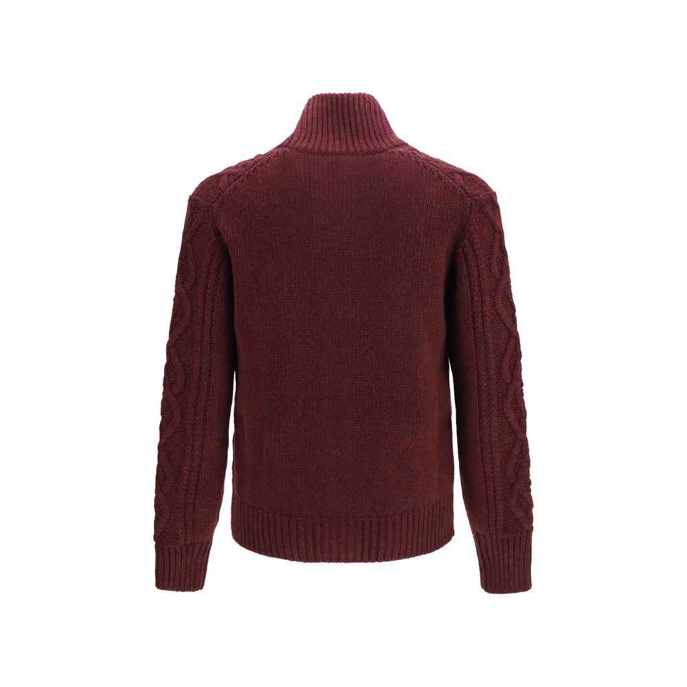 Bordeaux Cashmere Cardigan