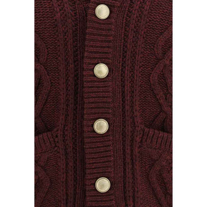 Bordeaux Cashmere Cardigan