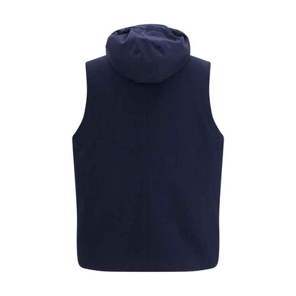 Blue Wool Oves Aries Sleeveless Jacket