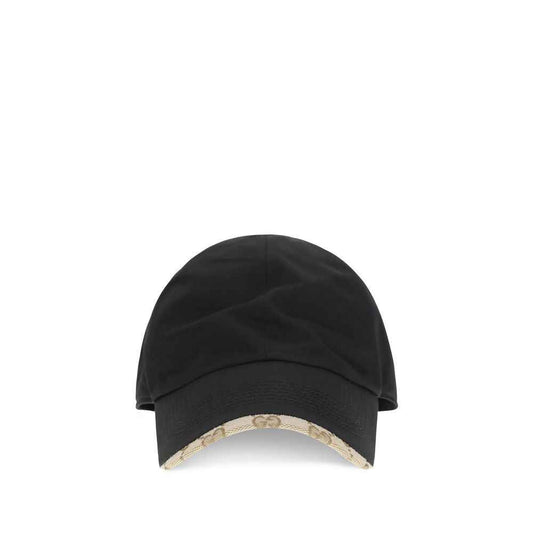 Black Cotton Cap (Baseball Hat)