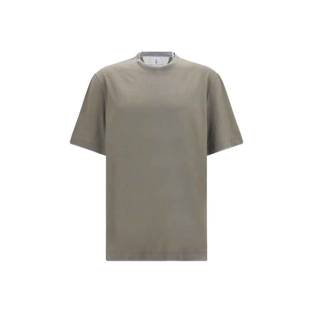 Bicolor Cotton T-Shirt