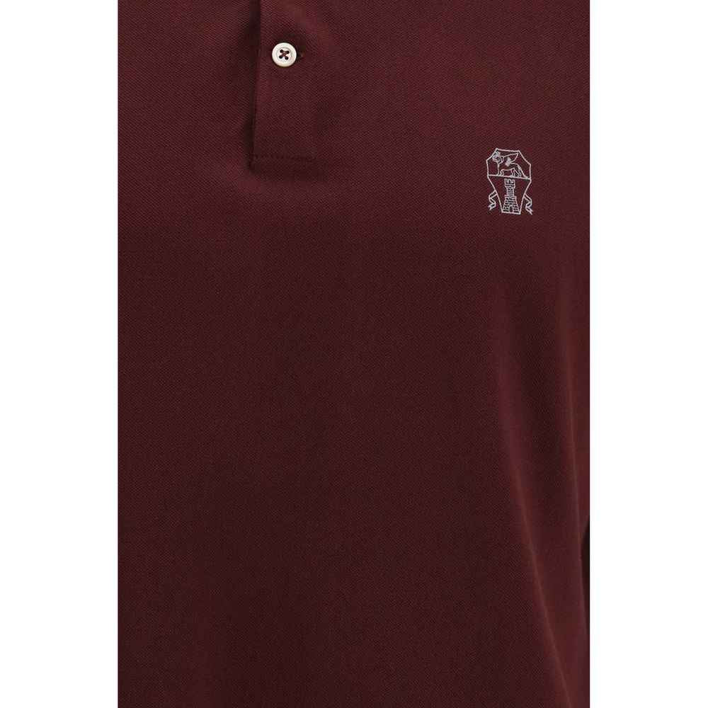 Bordeaux Cotton Polo Shirt