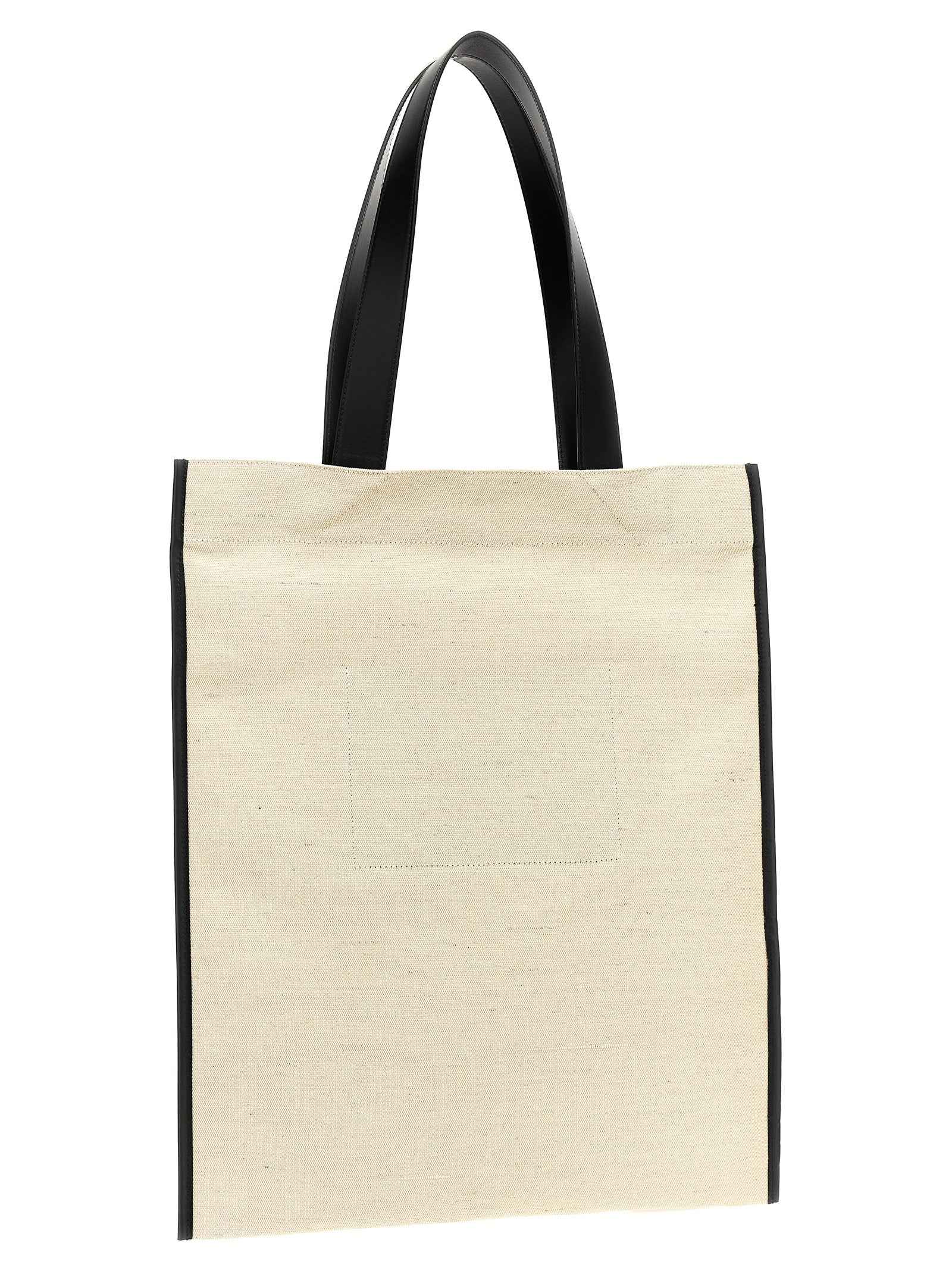Bicolor Cotton Tote Bag