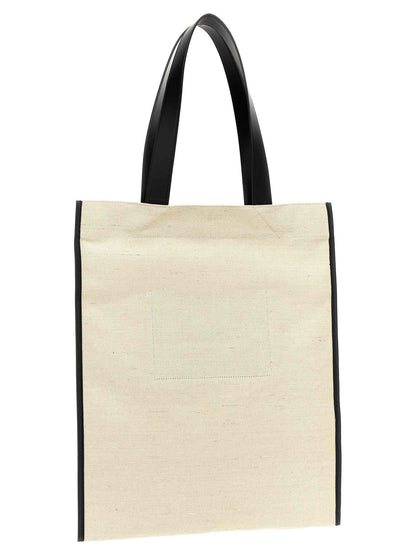 Bicolor Cotton Tote Bag