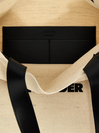 Bicolor Cotton Tote Bag