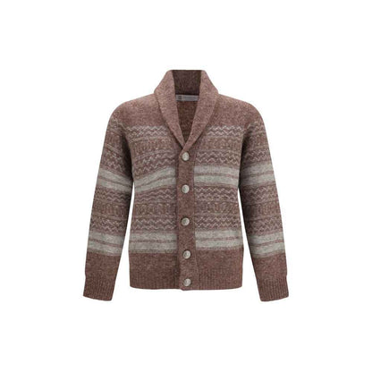 Bordeaux Alpaca Vicugna Pacos Cardigan
