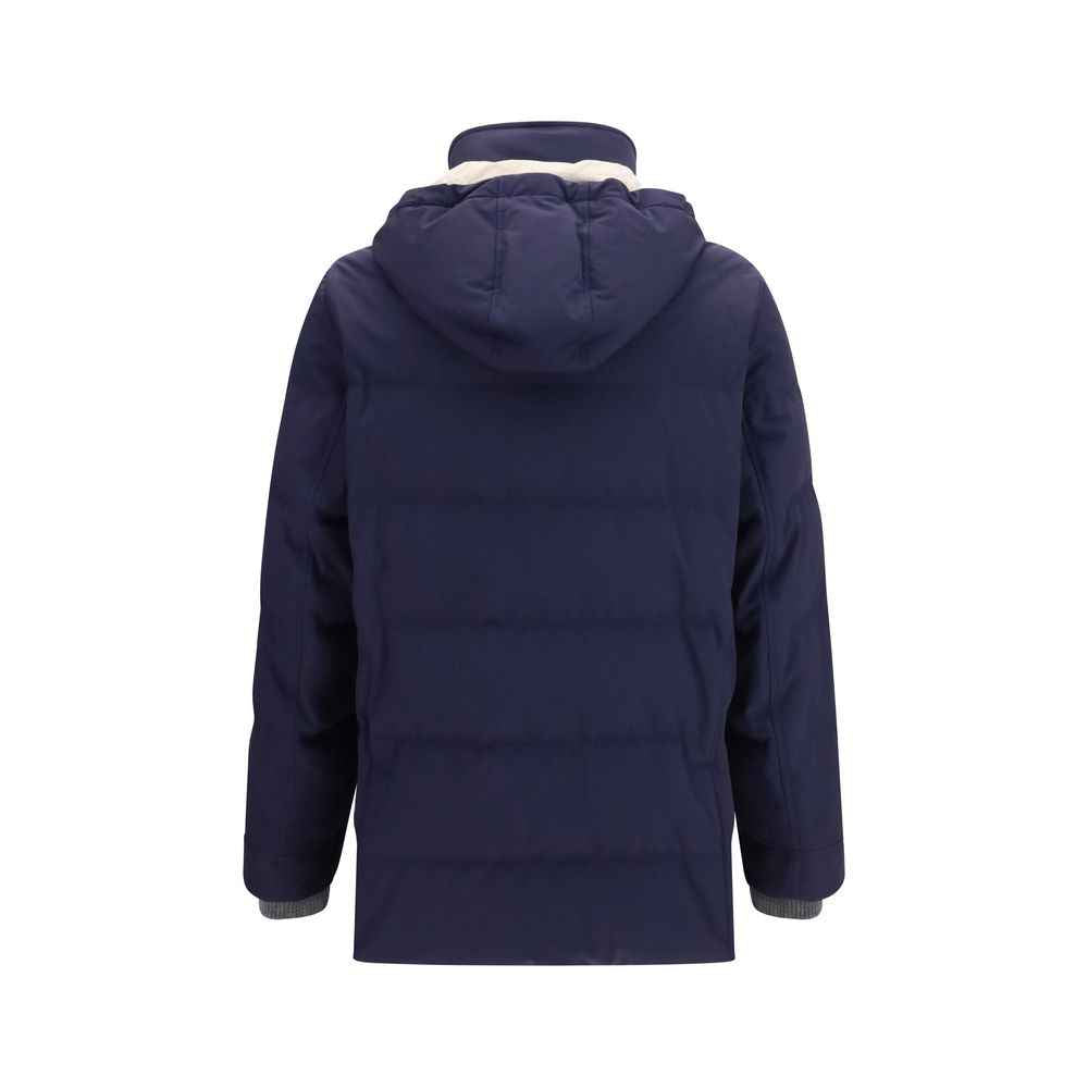 Blue Goose Down Full-Length Jacket