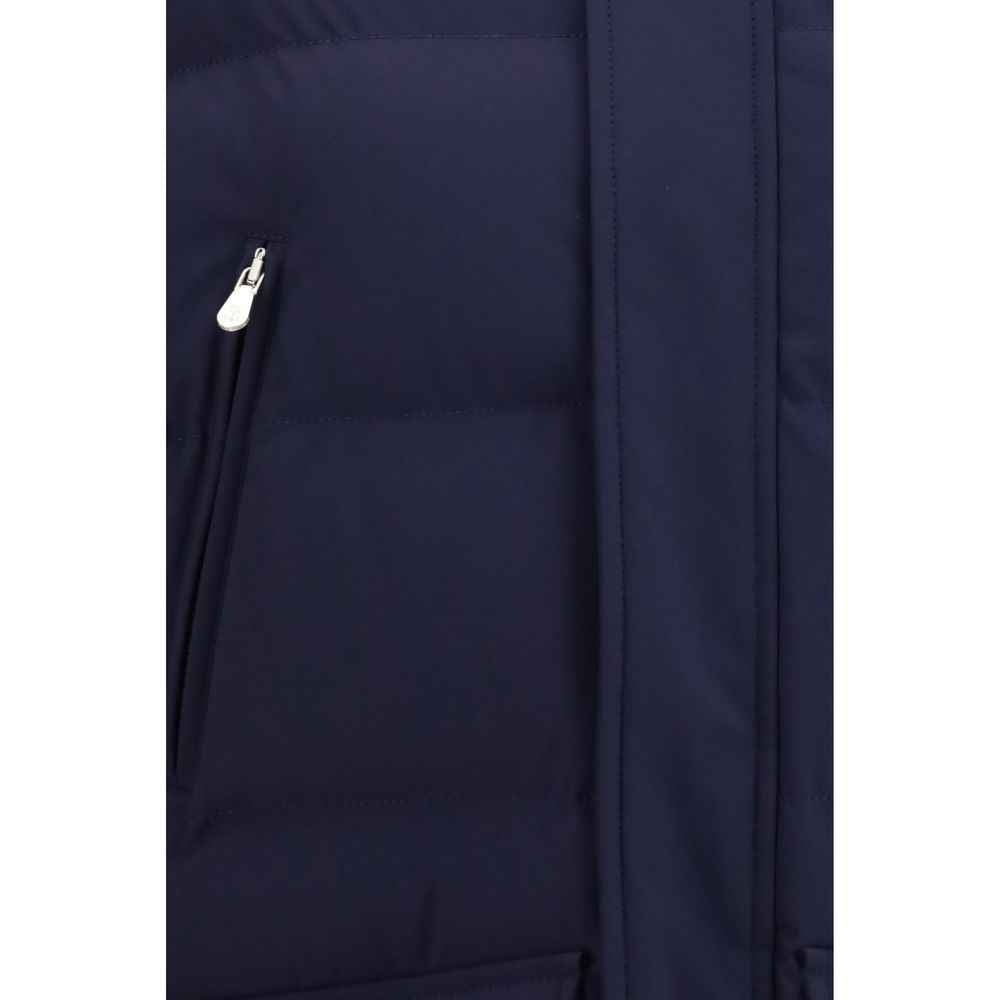 Blue Goose Down Full-Length Jacket