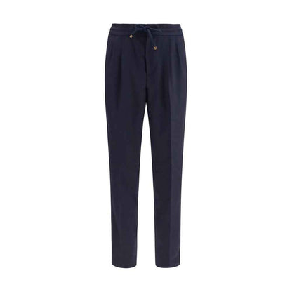 Blue Wool Oves Aries Casual Pants