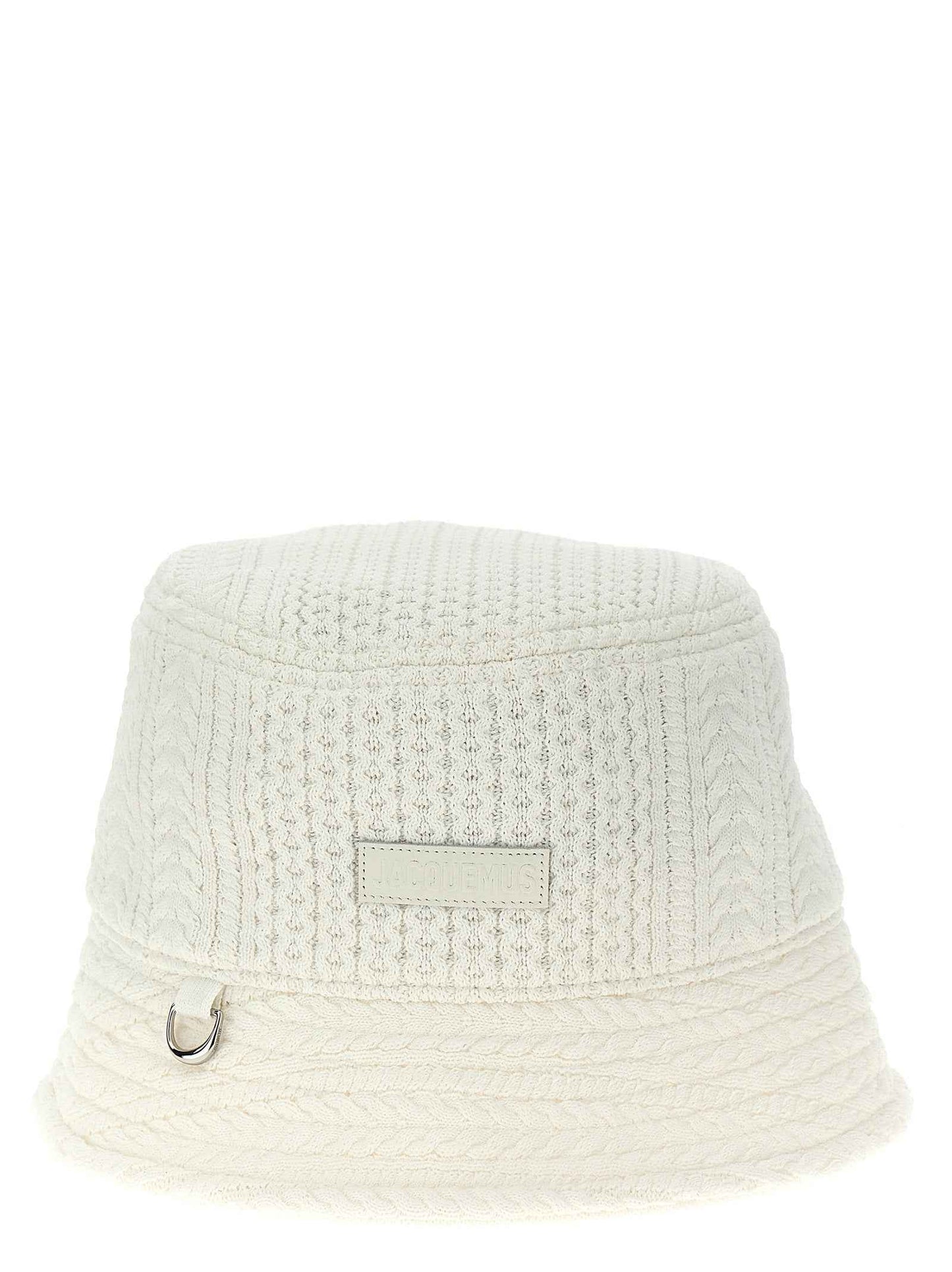 White Viscose Bucket Hat