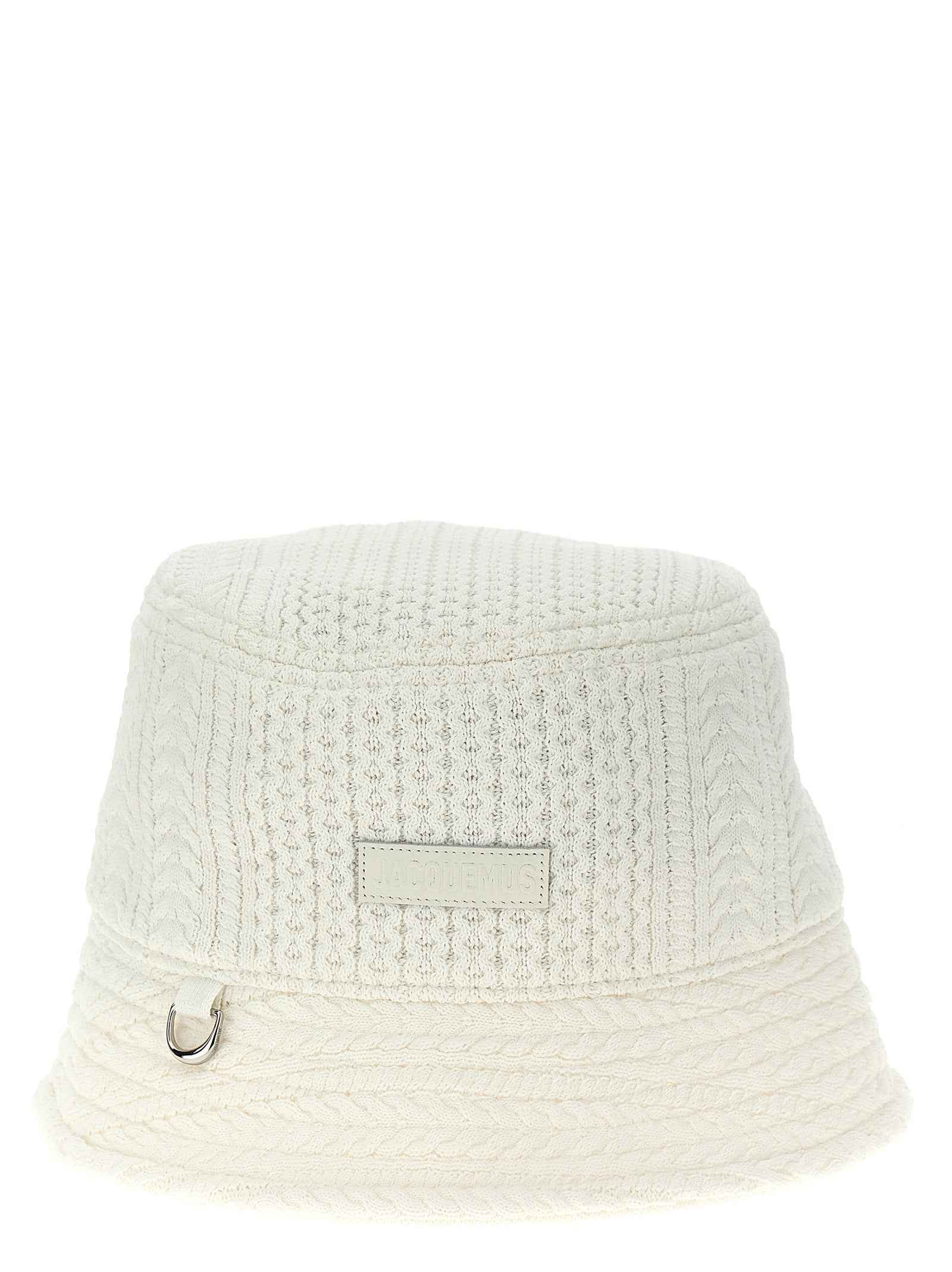 White Viscose Bucket Hat