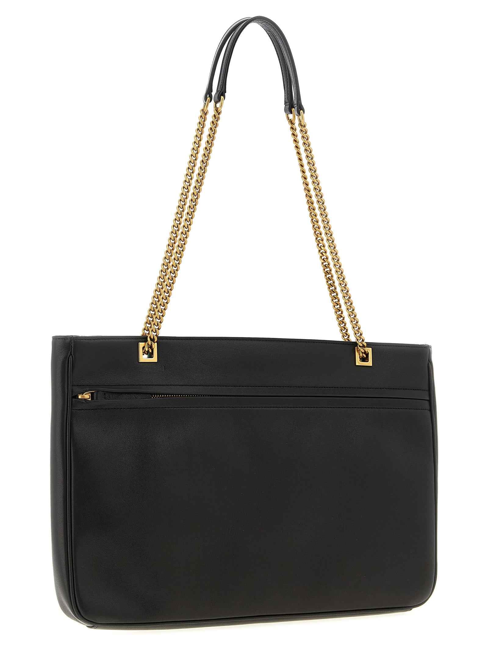 Brown Lamb Leather Tote Bag