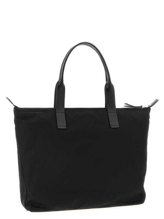 Black Polyamide Tote Bag
