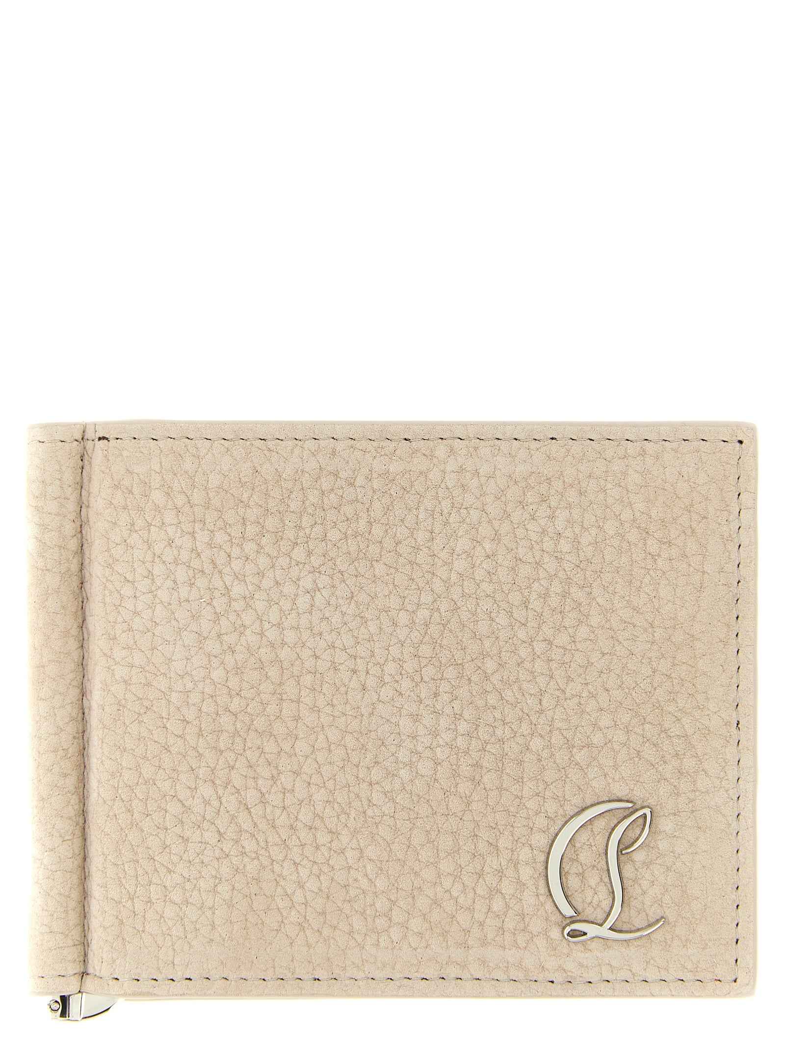 Beige Calfskin Wallet