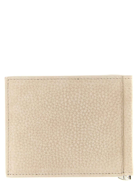 Beige Calfskin Wallet