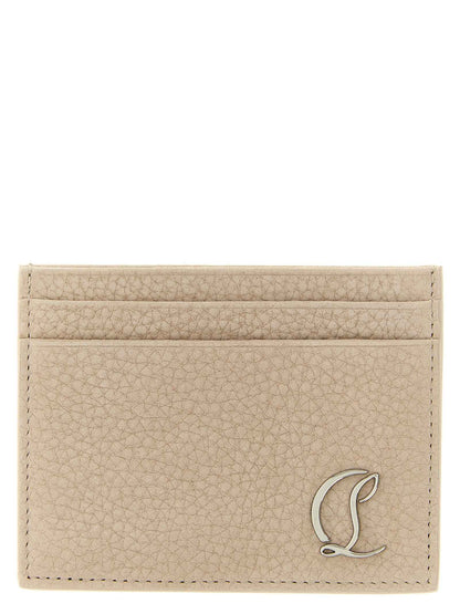 Beige Calfskin Cardholder