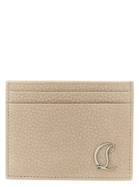 Beige Calfskin Cardholder