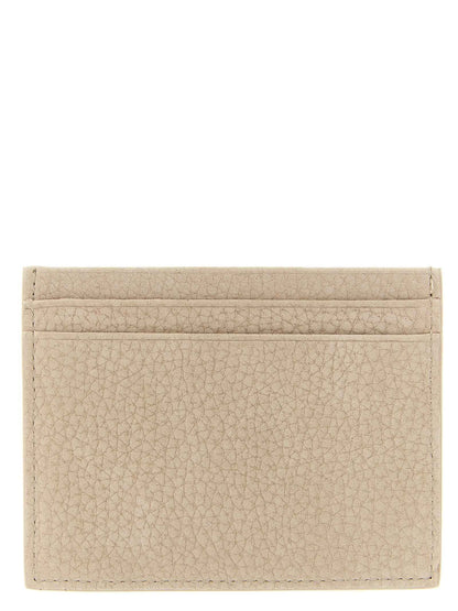 Beige Calfskin Cardholder