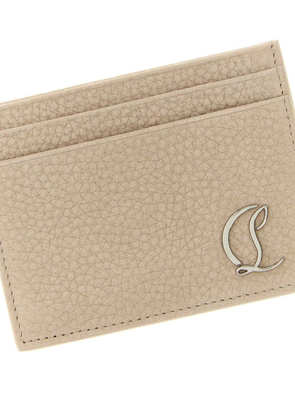 Beige Calfskin Cardholder