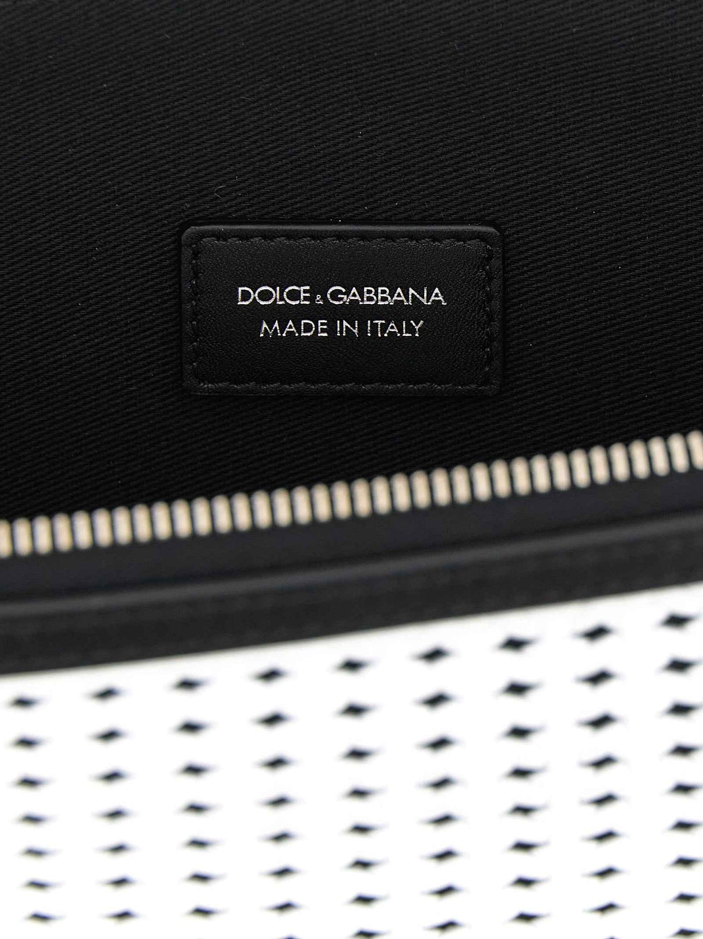 Bicolor Calfskin Clutch Bag