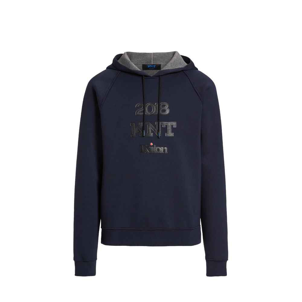 Blue Elastane Sweatshirt
