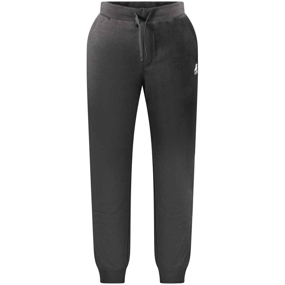 Black Cotton Men's Trouser