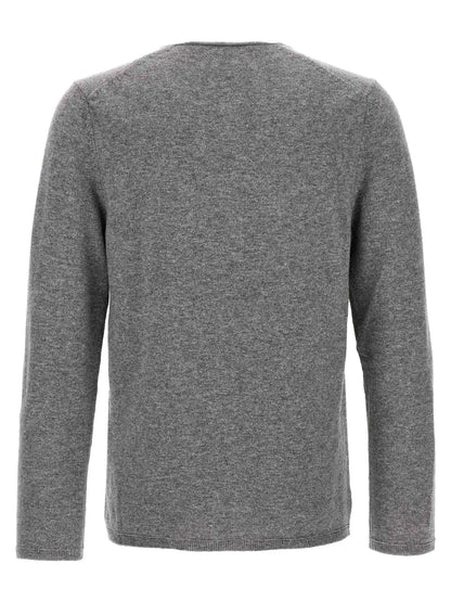 Gray Wool Cardigan