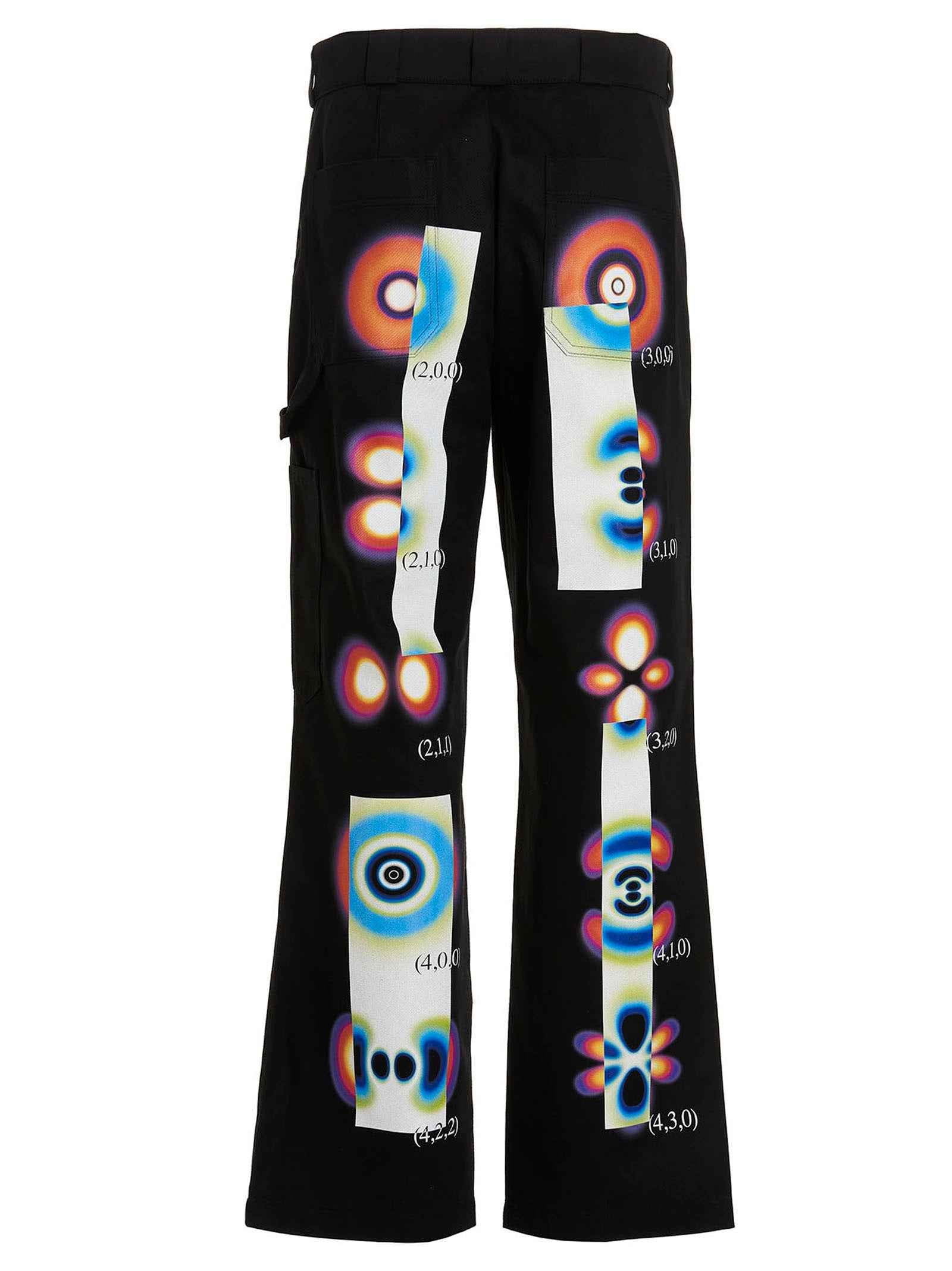Black Cotton Casual Pants
