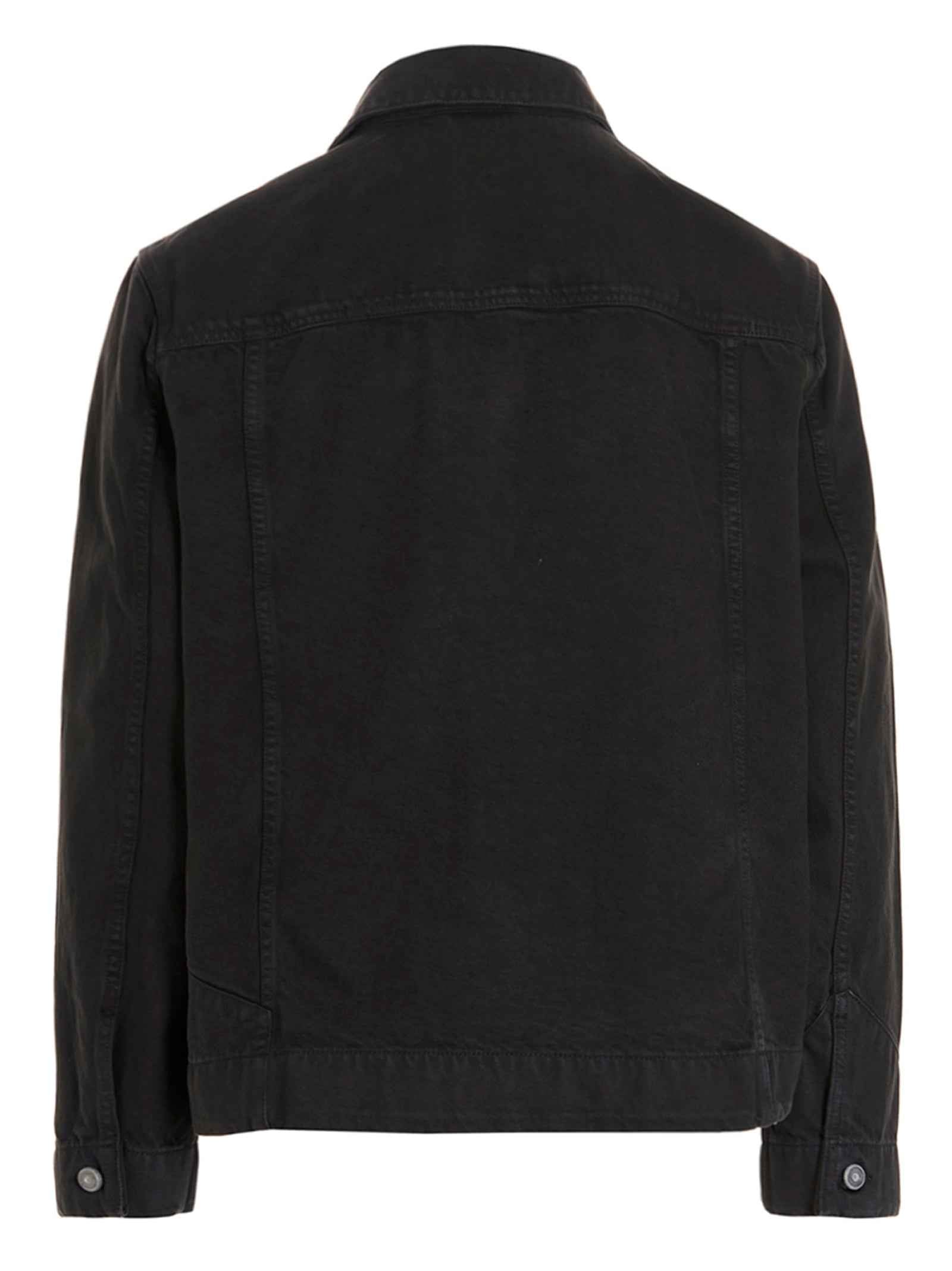 Gray Cotton Denim Jacket