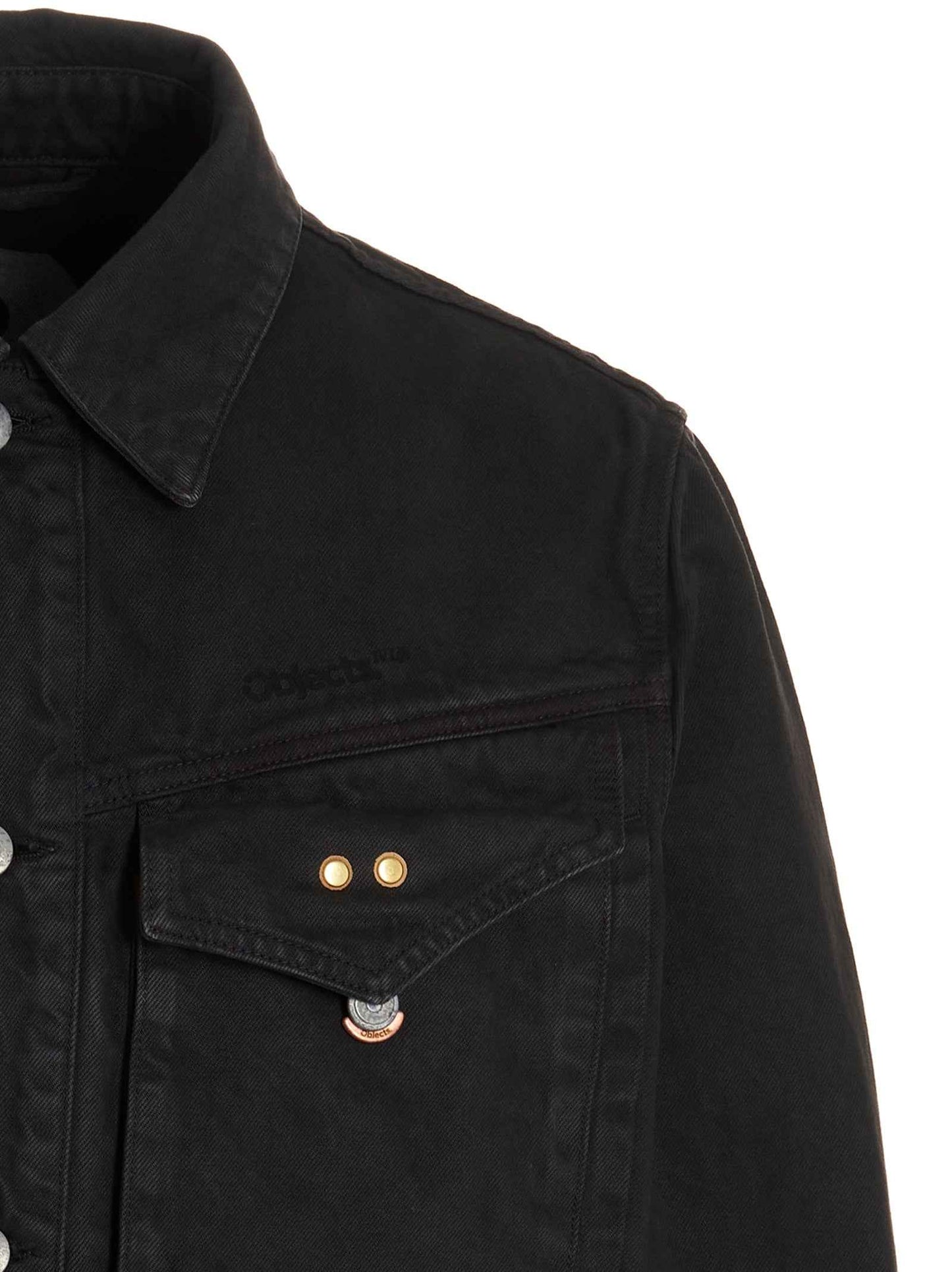 Gray Cotton Denim Jacket
