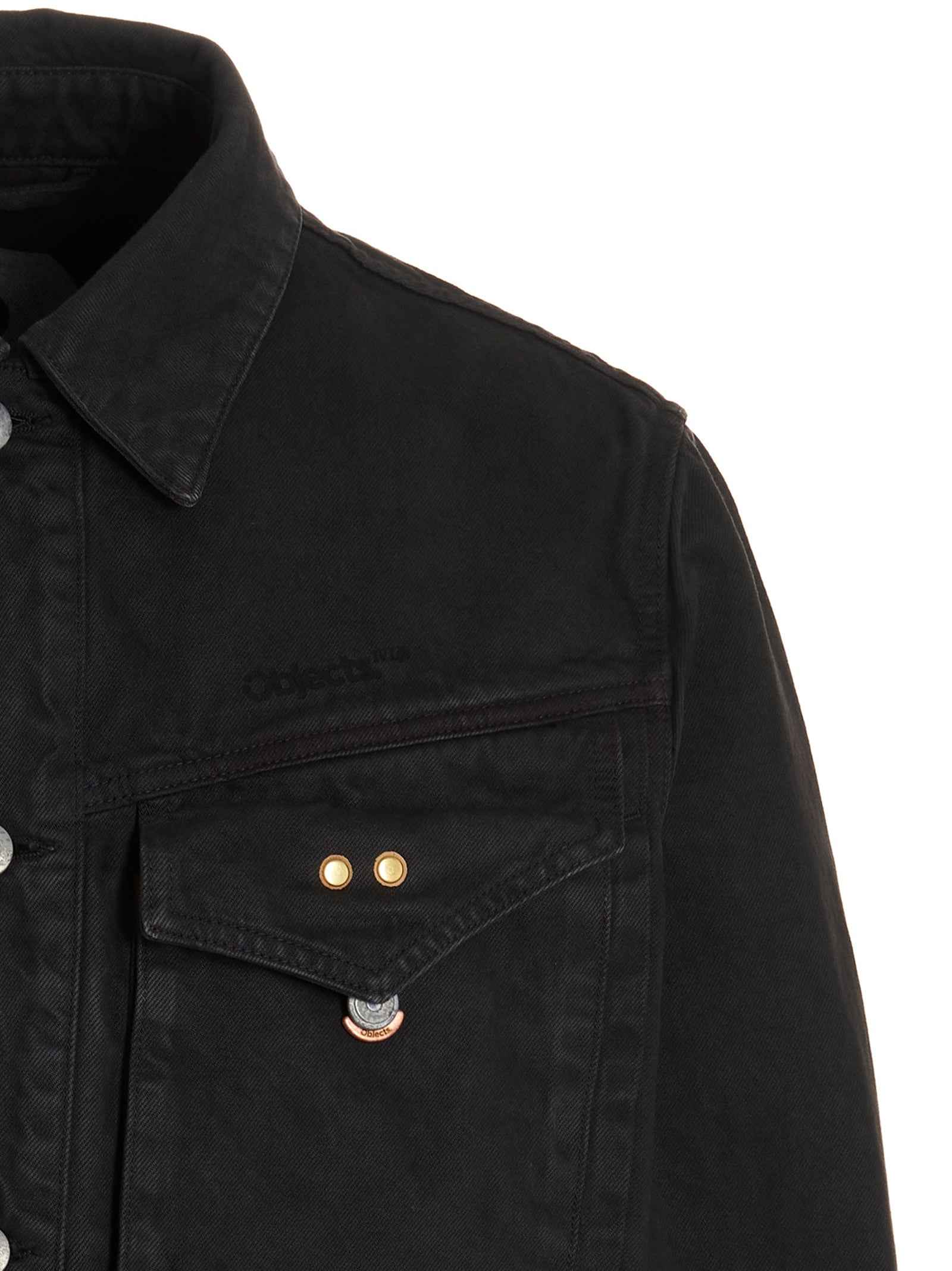 Gray Cotton Denim Jacket