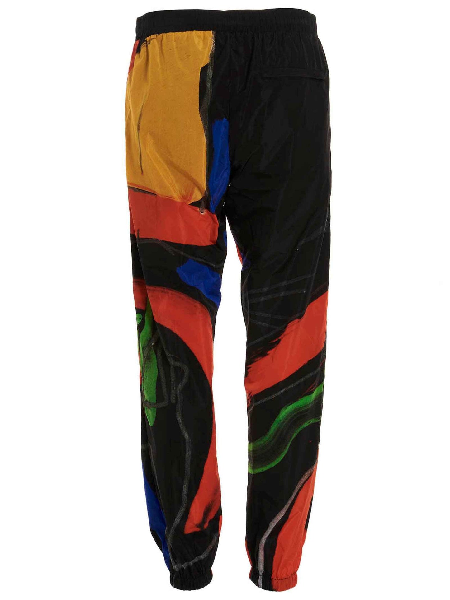 Black Polyamide Athletic Pants