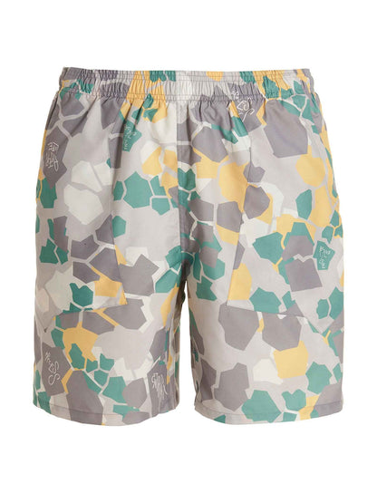 Multicolor Polyethylene Shorts