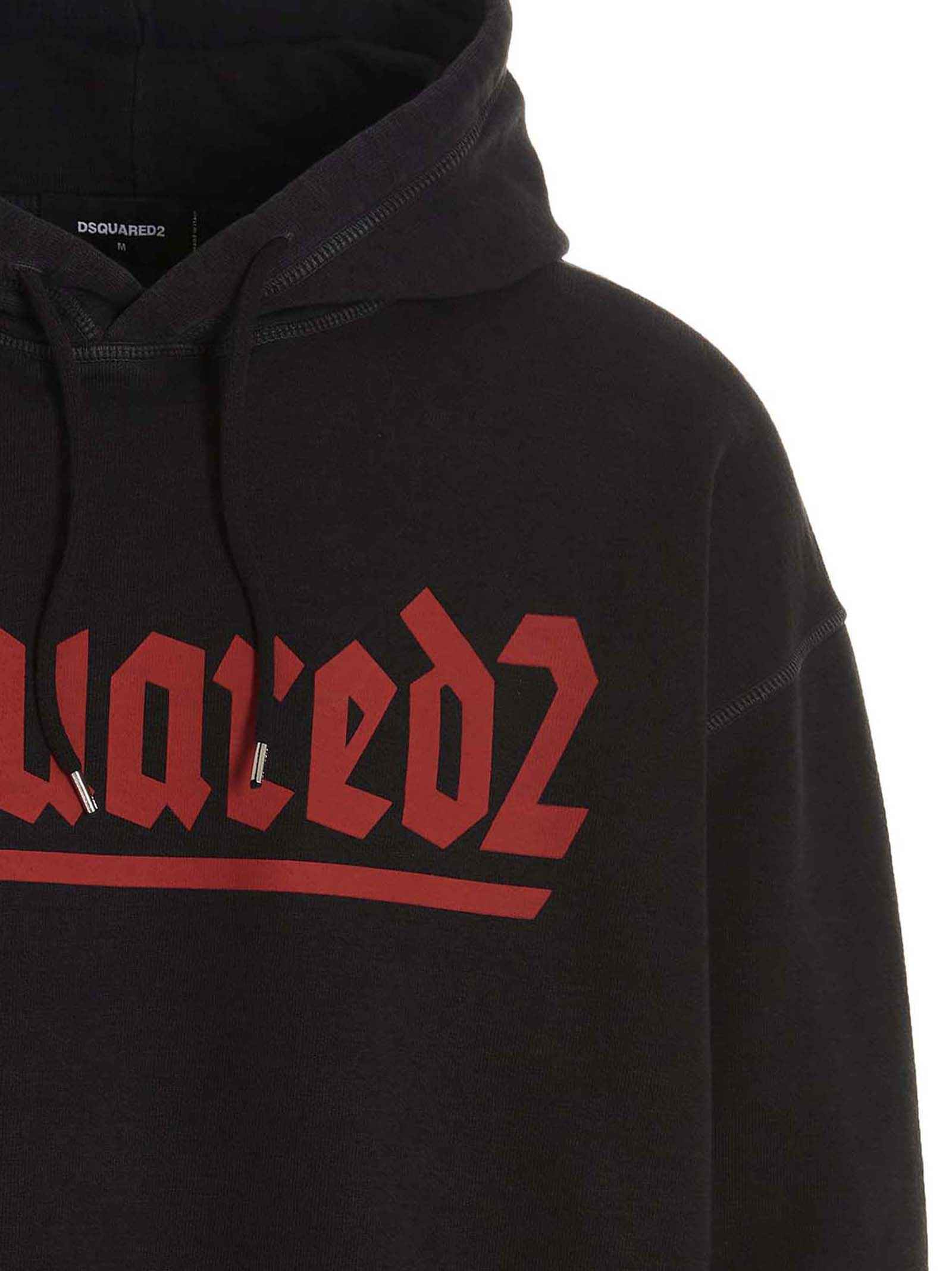 Black Cotton Sweatshirt