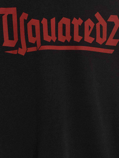 Black Cotton Sweatshirt