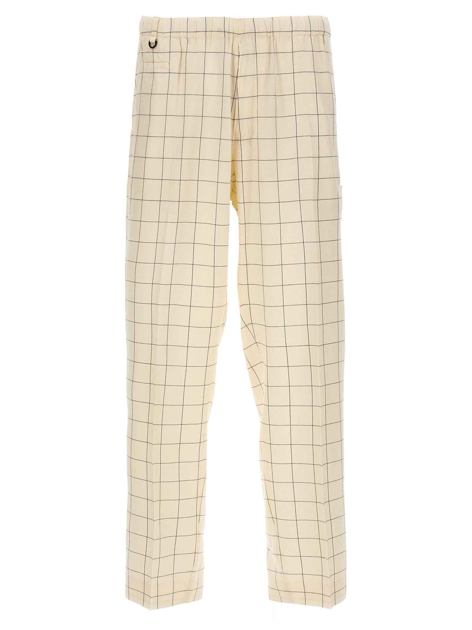 Bicolor Rayon Casual Pants